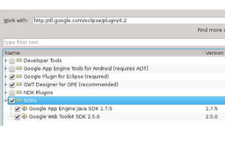 google app engine sdk eclipse helios plugin