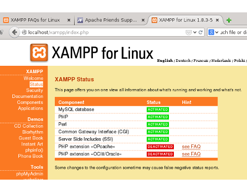 root path in xampp install wordpress