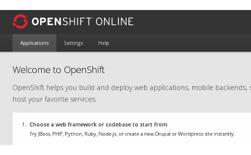 OpenShift WordPress Tutorial - OpenShift Management Console